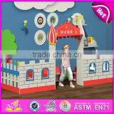 Top Fashion Kindergarten Playground Wooden Kids Activity Center W08C180 thumbnail-1