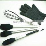 33052 10-pcs Silicone Kitchen Utensil With Stainless Steel Handle thumbnail-5