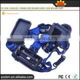 Comfortabel Wear Outdoor Headlight XM-L T6 Led 1800Lm 3 Mode High Power Led Headlamp thumbnail-5