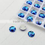 Colors Round Sew on Crystal Rhinestones,flatback Crystal Stones Factory Direct thumbnail-4