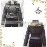 Padded Jacket With Fur Collar for Lady thumbnail-1