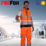 Reflective Safety Laser Cut Pockets Softshell Jacket thumbnail-1