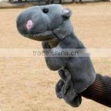Hand Puppet Hippo Hand Puppet Cartoon Puppet Plush Hand Puppet thumbnail-1
