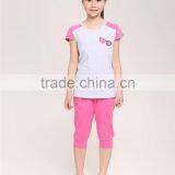 2016 Fashion Dress Leisure Short Sleeves t Shirt Children's Suit of Clithes for Little Girls thumbnail-1