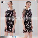 High Quality New Fashion Ladies Casual Lace Dress Design thumbnail-2