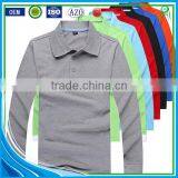 Custom Design Long Sleeve Polo Shirt no Brand thumbnail-1
