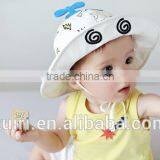 Kid Unisex Printing Sun Hats Bucket Hat With Fly on the Top thumbnail-5
