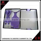 Solid Color Fashion Style Tie,bowtie and Cufflinks Boxes Gift Sets thumbnail-3