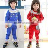 In Stock 2014 Autumn New Long Sleeve Baby Boys Clothes Fashion Velvet Children Clothing Girl 2 Pcs Sets thumbnail-1
