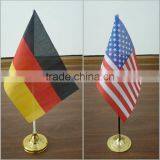 Pennants Wooden Pole and Stand Table Size National Flag thumbnail-1