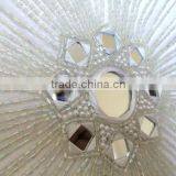 Pillow Cover With Mirrors, White Beads Embroidery,Couch Bed Pillow, Home Decor, Cushion Covers, Bedroom Pillows thumbnail-3