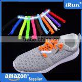 New Fashion Lazy Custom Printed Shoelaces For Sale~No Need Tie Curly Shoelace With Colorful Suitable Size~Accept Custom thumbnail-1