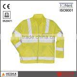 Safety EN20471 Cotton High Visibility 3m Protection Men's Reflective Jacket thumbnail-2