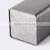 Factory Direct Sale Square Black Frosted Packing Metal Tea Tin Box General Packaging Tin Case Custom Wholesale thumbnail-4