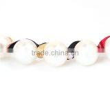 Beautiful Girl's Black Multicolor Fabric Imitation Pearl Acrylic Headband thumbnail-2