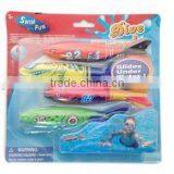 Summer Hot Sale Swimming Pool Dive Toys Plastic Torpedp Fish Funny Fish Catch Game Toys for Kids thumbnail-3