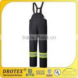 Flame Resistant Stretch Hi-Vis Rain Bib Overall thumbnail-3