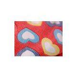 100%POLYESTER HEART DESIGN CORAL FLEECE BLANKET