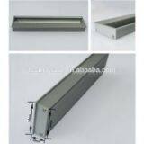 Aluminium embedded cabinet door pull handle