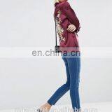 New Fashion Blouse Women Floral Embroidered Satin Women Blouse thumbnail-5