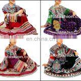 Afghan Kuchi Silk Embroidered With Tassels Frock - Afghan Tribal Kuchi Dress- Ethnic Kuchi Banjara Boho Hippie Dress