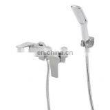 Luxury New Product Wall Mounted Bathtub Hand Held Mixer Shower Faucet Set With Diverter thumbnail-2