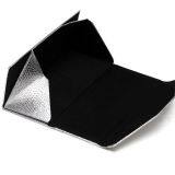 Fashionable Folding Sunglasses Case; Simple and Vintage Triangle Sunglasses Holder thumbnail-3