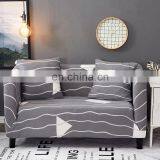 High Stretch Digital Print Spandex Loveseat Sofa Cover thumbnail-5