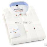 Hight Quality Mens Long Sleeve Plus Size Heather Colors Cotton Linen Casual Shirts thumbnail-5