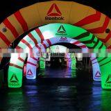 Stage LED Lighting Decoration Airblown Entrance Tunnel Colorful Archway Wedding Inflatable Arch thumbnail-5