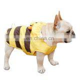 New Design Fashion Waterproof Little Bee Luxury Pet Dog Yellow Rain Coat Raincoat Outfit thumbnail-1