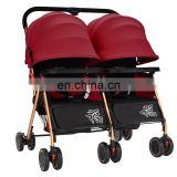 Lightweight Double Stroller With Car Seat Girl Buggy Newborn And Toddler Twin Stroller Sale