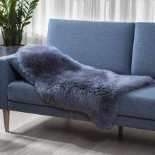 Factory Directly Sale Shaggy Real Sheepskin Area Rug Fur Cushion Genuine Sheepskin Carpet thumbnail-2
