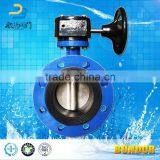 Size Double Flange Rubber Lined Butterfly Valve thumbnail-5