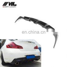 Carbon Fiber Custom Rear Bumper Diffuser Design for Infiniti G35 G37 4D Sedan thumbnail-1
