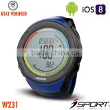 Bluetooth Connection Calorie Counter Smart Watch Heart Rate Monitor