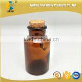 125ml Amber Reagent Glass Bottles With Cork thumbnail-1