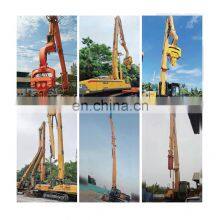 Door to Door Support Kyotechs Vibratory Hammer Sheet Piling Driver in Southeast Asia thumbnail-3