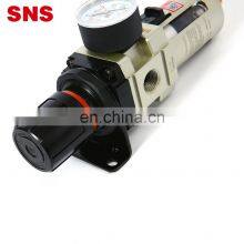 SNS Pneumatic AW Series Air Source Treatment Unit Air Filter Pressure Regulator With Gauge thumbnail-5