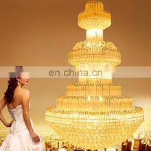 Large Hotel Lobby Luxury Pendant Lamp Crystal Chandelier LED Pendant Light thumbnail-5