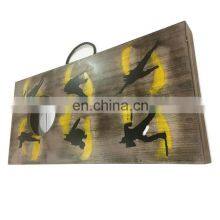 Solid Wood Premium Corn Hole Game Set,Durable Portable CornHole Bean Bag Toss Game thumbnail-3