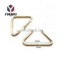 Fashion High Quality Metal Thick Black Triangle Ring thumbnail-1