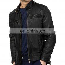 High Quality Sheep Leather Fashion Jacket Men thumbnail-1