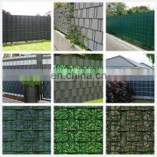 PVC Sichtschutz Streifen Doppelstabmatten Zaun Anthrazit Wind Sichtschutzfolie 450 Gramm thumbnail-5