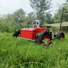 Rechargeable Brush Cutter, China Remote Control Mower on Tracks Price, Radio Controlled Mower for Sale thumbnail-5