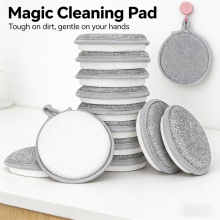 Powerful Cleaning Capacity Kitchen Cleaning Tools Bamboo Fiber Sponge Scrubber Dish Wash Sponge From Factory thumbnail-2
