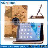 High Quality Map Tablet Leather Case for Lenovo A3500-hv