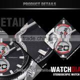 Men Sports MIDDLELAND Watches Military Watch Japan Quartz Movement Stainless Steel Band 30m Water Resistant Wristwatch for Men thumbnail-3