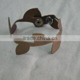 Wholesale Leaf Branch Leather Bracelet thumbnail-3