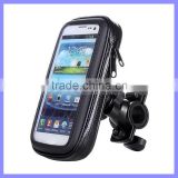 Bike Bag Rotation For Samsung i9500,Bicycle Waterproof Phone Bag Case Mount Holder For Samsung Galaxy S4 i9500